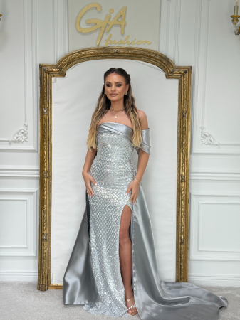 Rochie Hassisa GRAY SILVER [5]