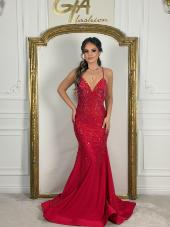 Rochii elegante - Rochie Hella Red
