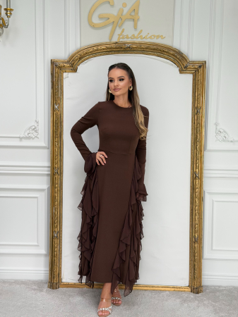 Rochie Leressat  maro [4]