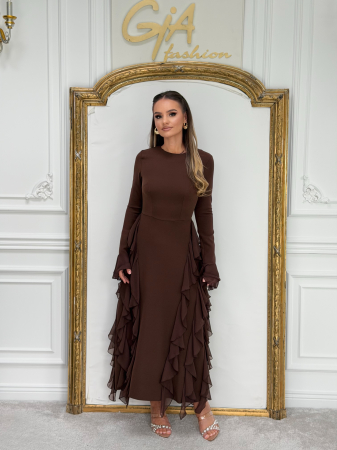 Rochie Leressat  maro [3]