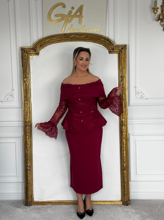 Rochii - Rochie Kallia Bordo