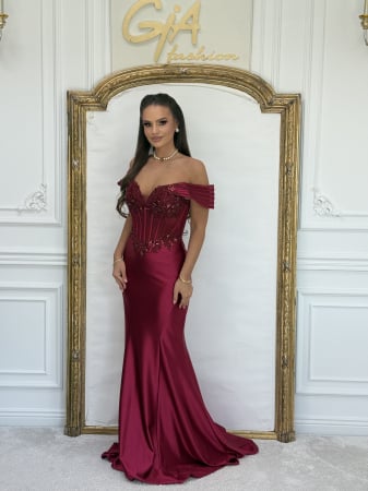 Rochii - Rochie Kanera Bordo
