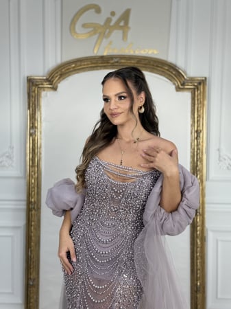 Rochie Karinea cu trenă detașabilă [3]