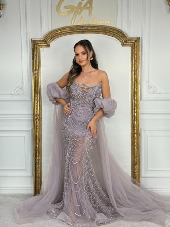 Rochii - Rochie Karinea cu trenă detașabilă