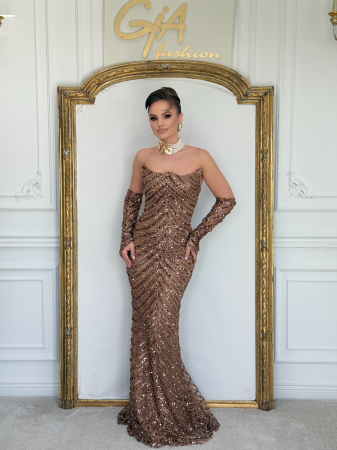 Rochii de seara - Rochie Karinne Brown