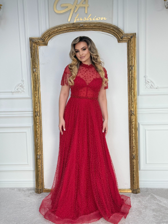 Rochii lungi - Rochie Karinng Red