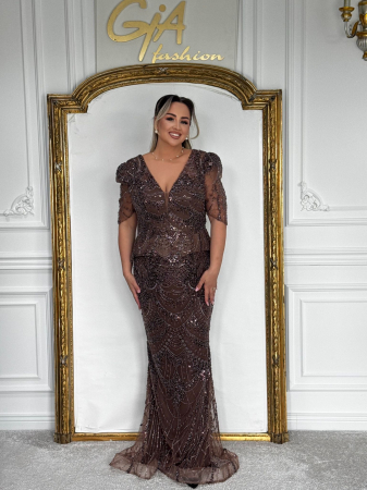 Rochii - Rochie Lavenia Brown