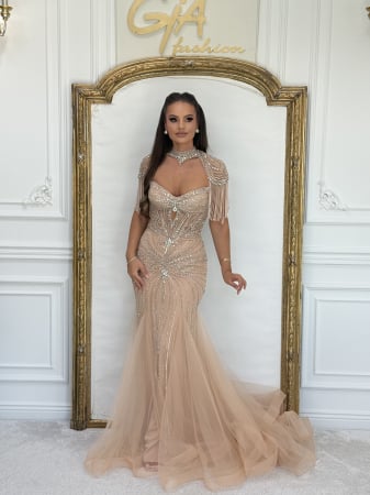 Rochii - Rochie Malerina Beige