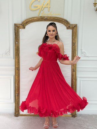 Rochie Mallace Red [2]
