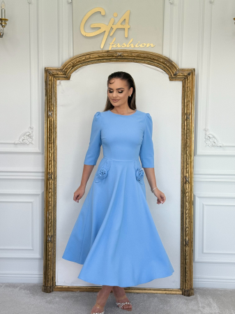 Rochie Maridy Babyblue [0]