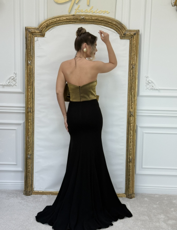 Rochie Mellesa BLACK and GOLD [6]