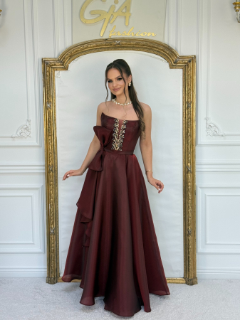 Rochii de seara - Rochie Meralla Bordo