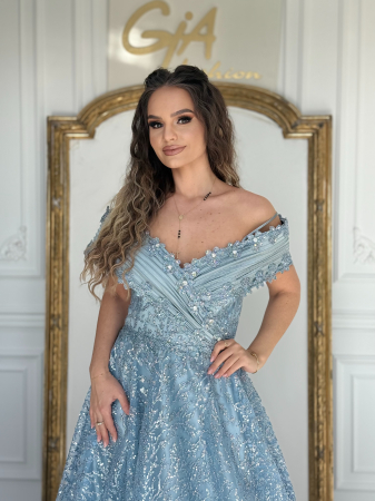 Rochii de seara - Rochie Merina Babyblue