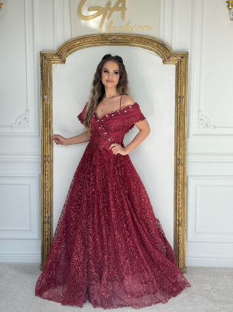 Rochii de seara - Rochie Merina Bordo