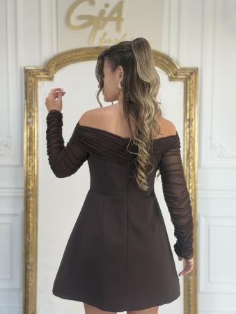 Rochie Nadenia Brown [2]