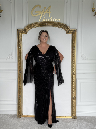 Rochii de seara - Rochie Nasine BLACK