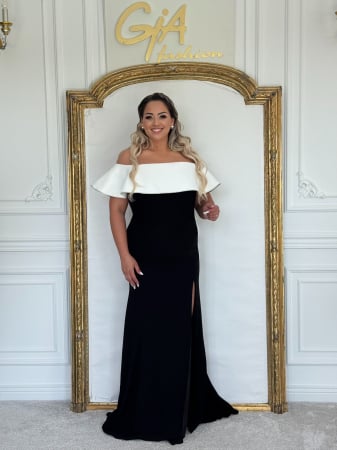 Marimi Mari - Rochie Nellasa BLACK and WHITE