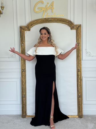 Rochie Nellasa BLACK and WHITE [3]