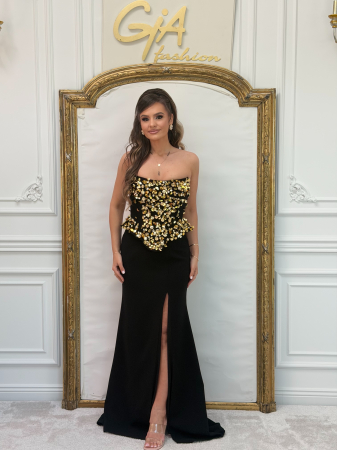 Rochii lungi - Rochie Pesselia Black
