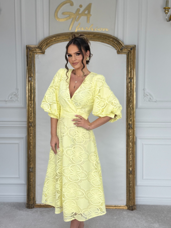Rochii de zi - Rochie Pessia Yellow