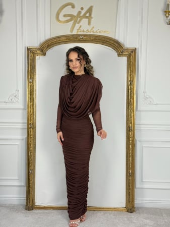 Rochii de seara - Rochie Pezella Brown