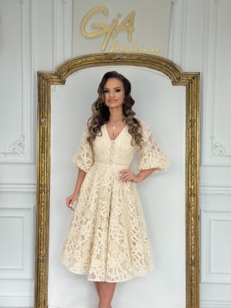 Rochii de seara - Rochie Reania Beige