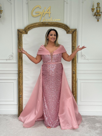 Rochii elegante - Rochie Riannea Pink