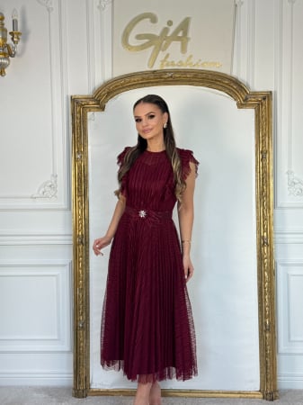 Rochii - Rochie Riazza Bordo