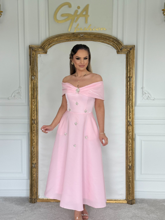 Rochii de seara - Rochie Ridessa Pink