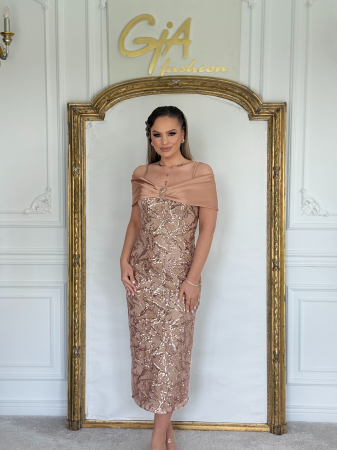 Promotii - Rochie Rikassa Gold