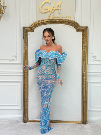 Rochii - Rochie Rizzela Blue