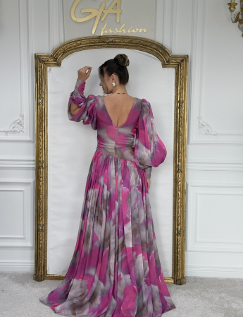 Rochie Rossia PINK GRAY [9]