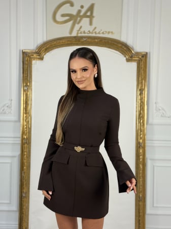 Rochii - Rochie Selia Brown