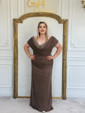 Marimi Mari - Rochie Selisa Brown