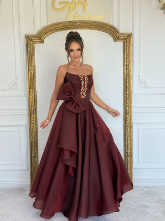Noutati - Rochie Seral Bordo