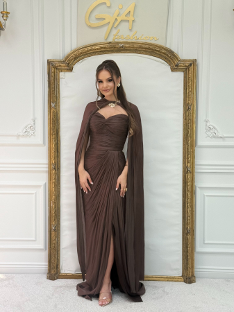 Rochii elegante - Rochie Serellia Brown