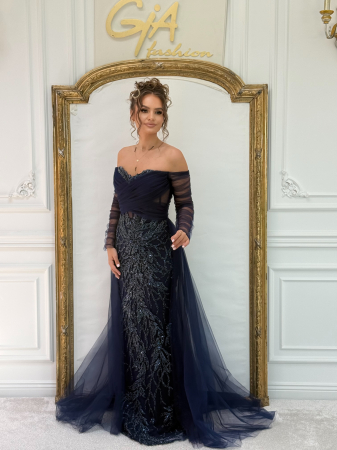 Rochii lungi - Rochie Serine Blue