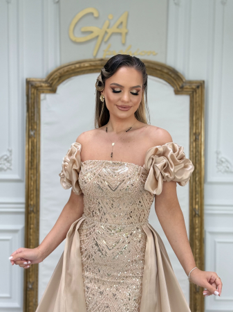 Rochii elegante - Rochie Serinelly Gold