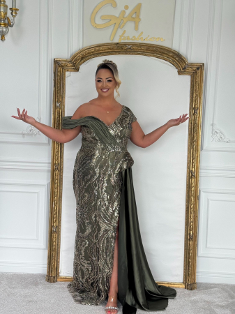 Rochie Sparkly green [7]