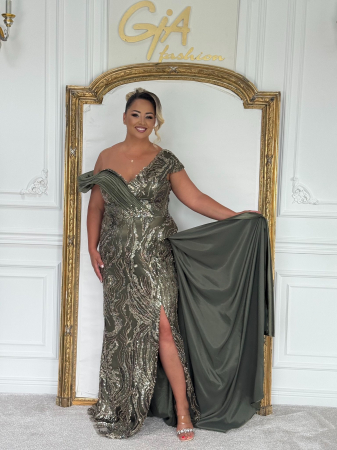 Rochie Sparkly green [11]