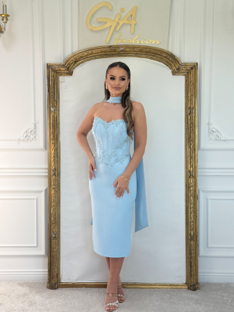 Rochii elegante - Rochie Tacella Babyblue