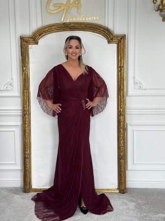 Rochii - Rochie Tanellia Bordo