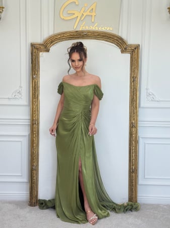 Rochii de seara - Rochie Tisesa Green