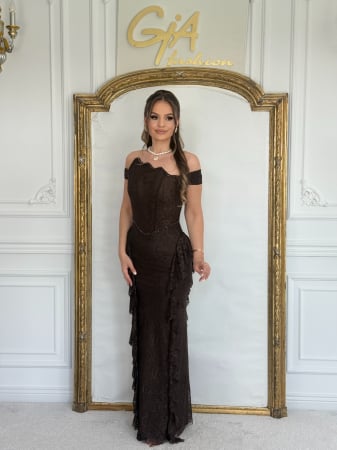 Rochii - Rochie Vellesy Brown