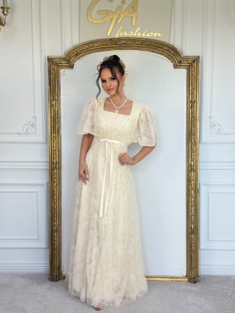 Rochii de seara - Rochie Vessisa Beige