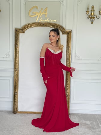 Rochii elegante - Rochie Wassia Red