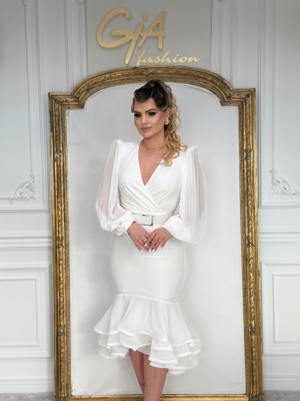 Rochii elegante - Rochie White Emilly