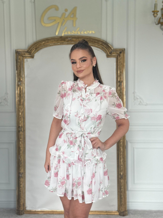 Rochii de zi - Rochie White Serissa