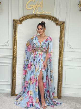 Rochie Zalely BLUE PINK [2]
