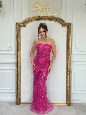 Rochii lungi - Rochie Zellandy Pink